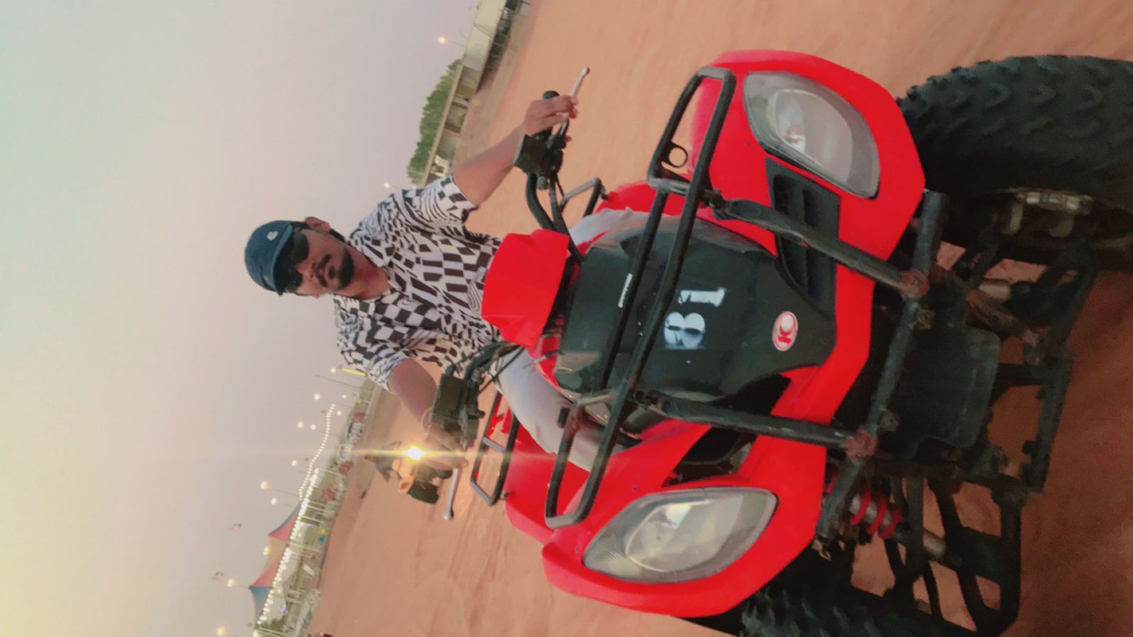 Camel Ride at Sunset