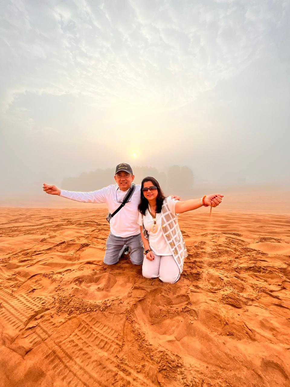 Couple in Desert
